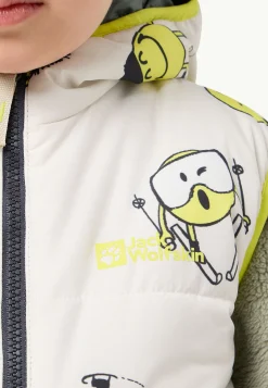 Jack Wolfskin Smileyworld Ins Vest K|Kinderen Voor- En Najaarsjacks/-Jassen|Bodywarmers