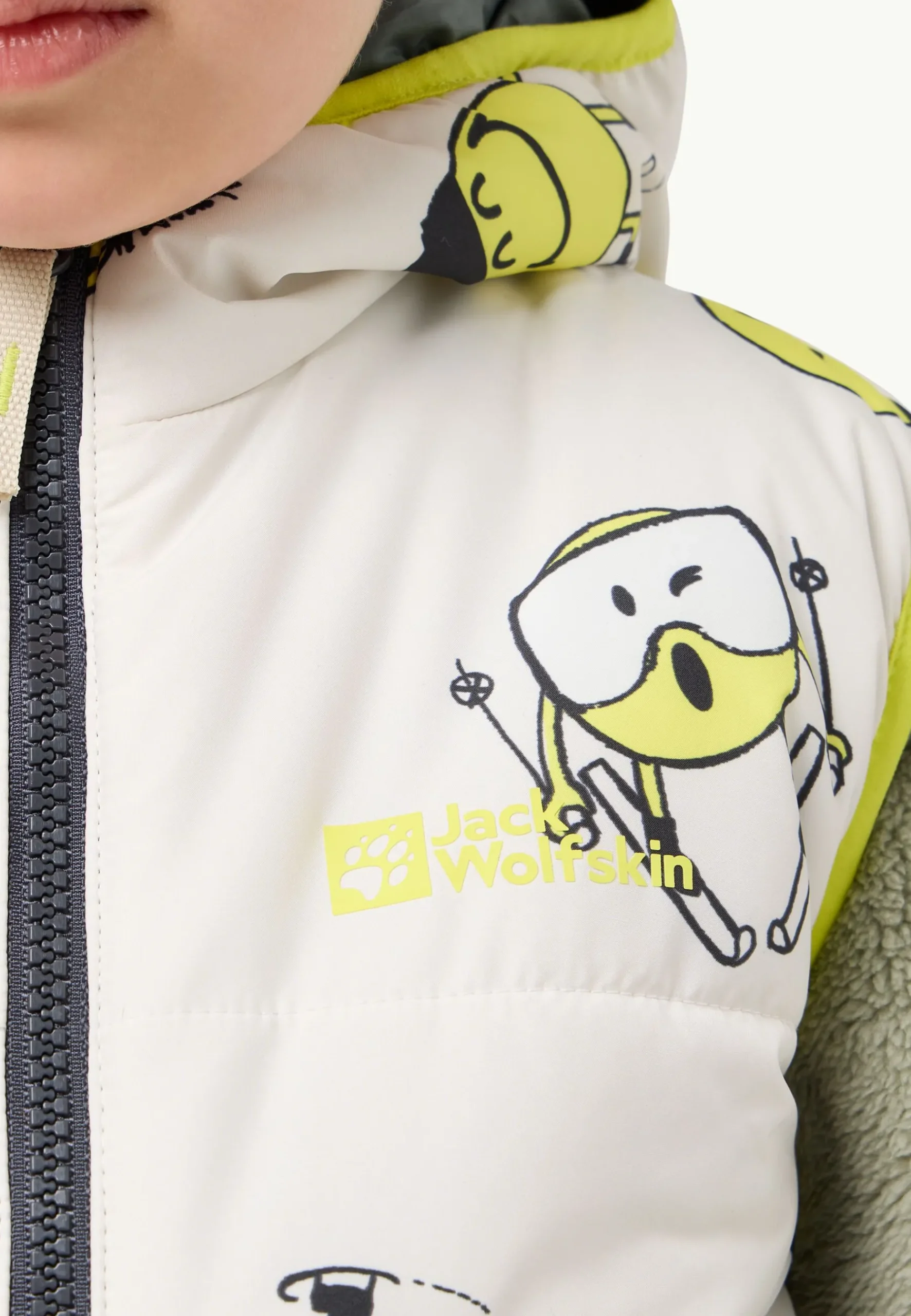 Jack Wolfskin Smileyworld Ins Vest K|Kinderen Voor- En Najaarsjacks/-Jassen|Bodywarmers