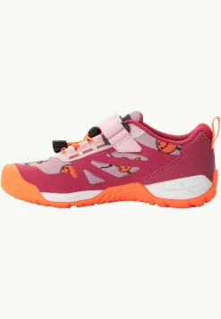Jack Wolfskin Smileyworld Low K|Kinderen Multifunctionele Schoenen|Outdoor Sneaker