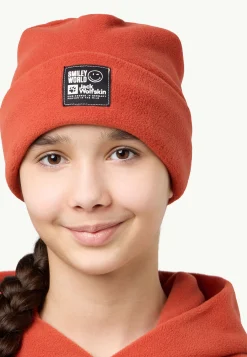 Jack Wolfskin Smileyworld Teen Beanie|DAMES Mutsen|Mutsen