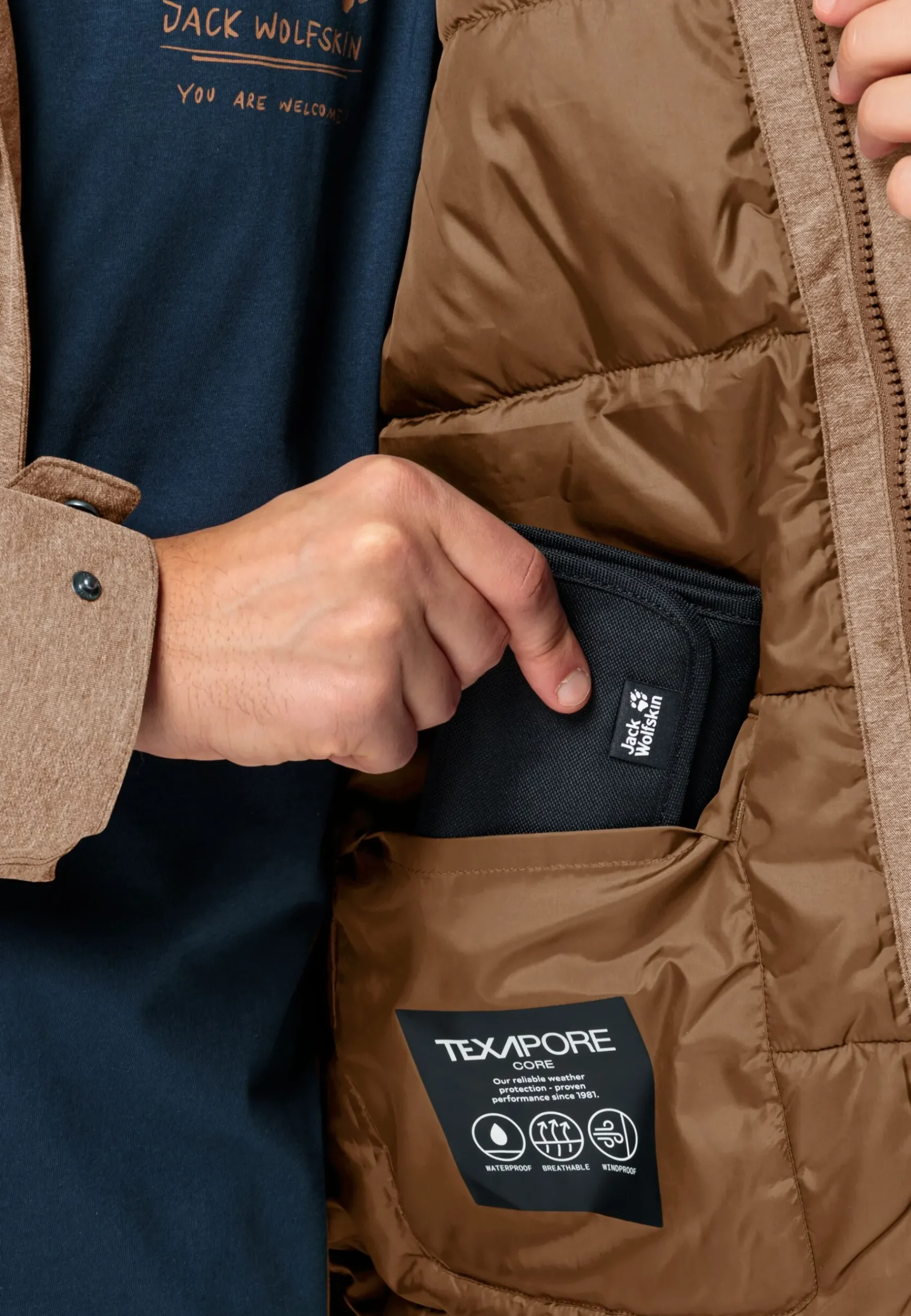 Jack Wolfskin Snowy Park Jkt M|Heren Lifestyle|Voor- En Najaarsjacks/-Jassen