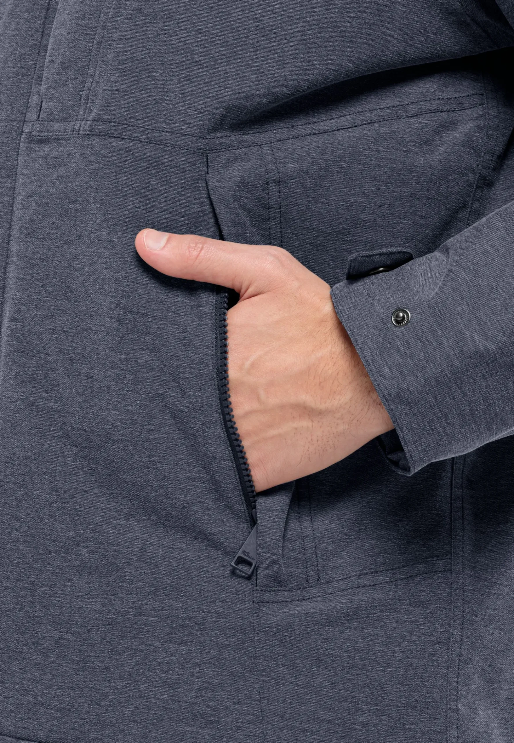 Jack Wolfskin Snowy Park Jkt M|Heren Lifestyle|Voor- En Najaarsjacks/-Jassen