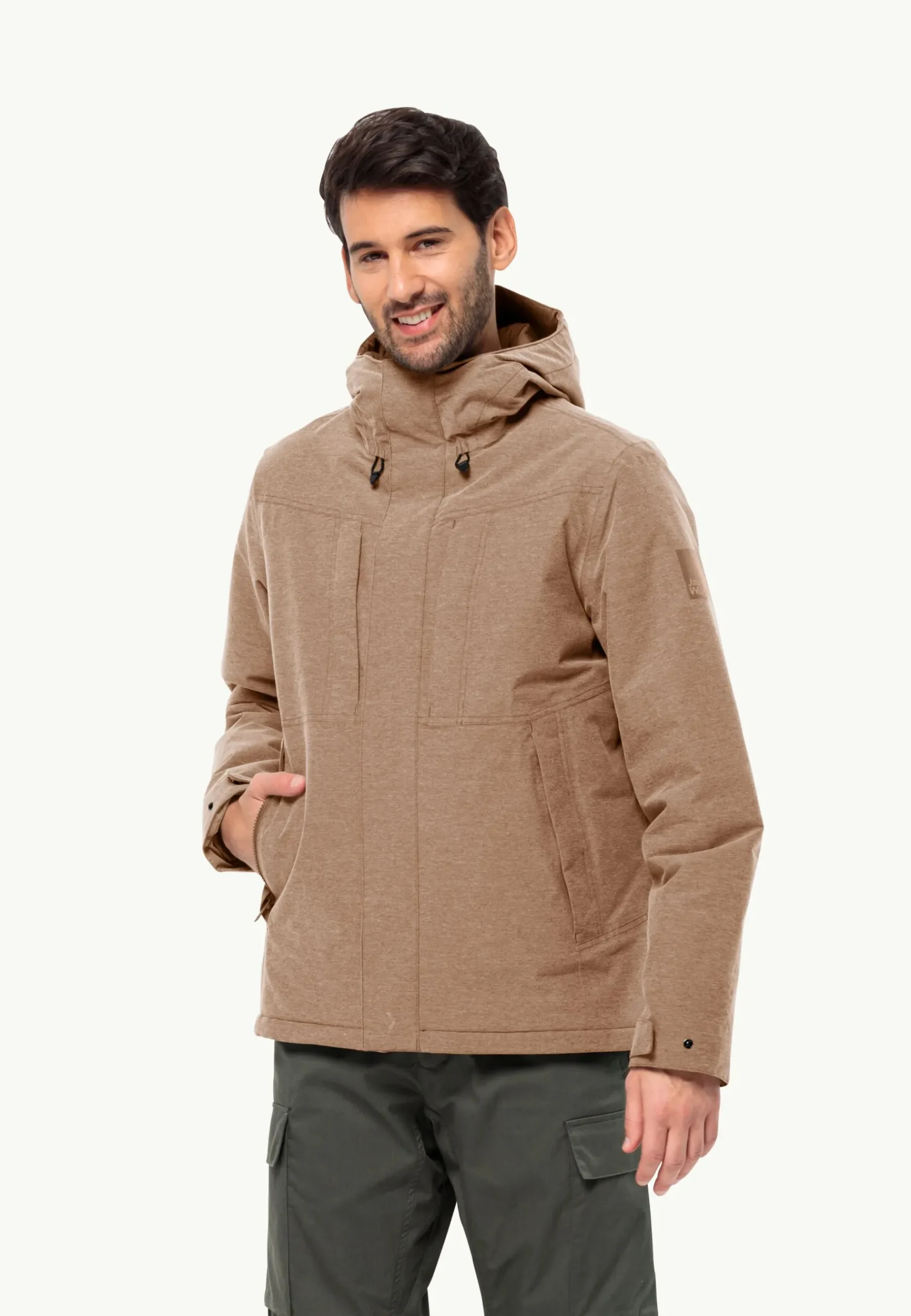 Jack Wolfskin Snowy Park Jkt M|Heren Lifestyle|Voor- En Najaarsjacks/-Jassen