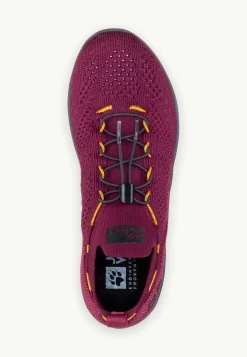 Jack Wolfskin Spirit Knit Low W|DAMES Multifunctionele Schoenen|Wandelschoenen