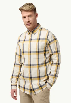 Jack Wolfskin Steinwand Shirt M|Heren Functionele Shirts|Overhemden