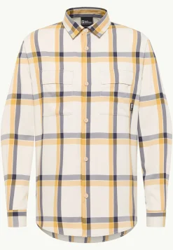 Jack Wolfskin Steinwand Shirt M|Heren Functionele Shirts|Overhemden