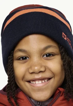 Jack Wolfskin Stripy Knit Beanie K|Kinderen Mutsen