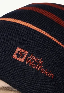 Jack Wolfskin Stripy Knit Beanie K|Kinderen Mutsen