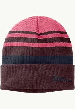 Jack Wolfskin Stripy Knit Beanie K|Kinderen Mutsen