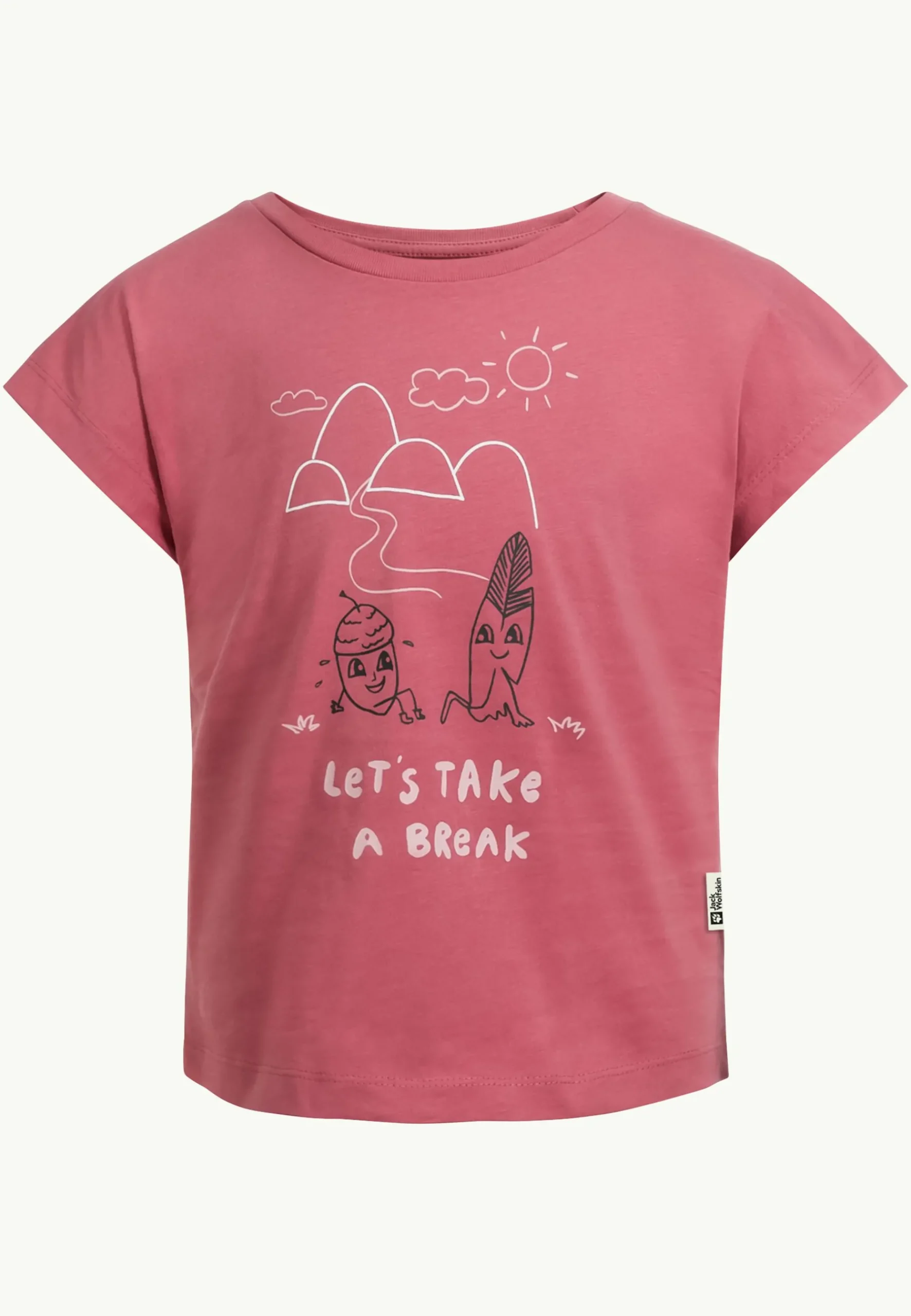 Jack Wolfskin Take A Break T G|Kinderen Functionele Shirts|T-Shirts & Longsleeves