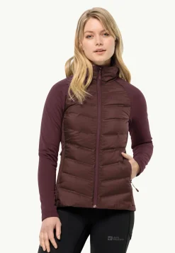 Jack Wolfskin Tasman Down Hybrid W|DAMES Wandelen|Voor- En Najaarsjacks/-Jassen