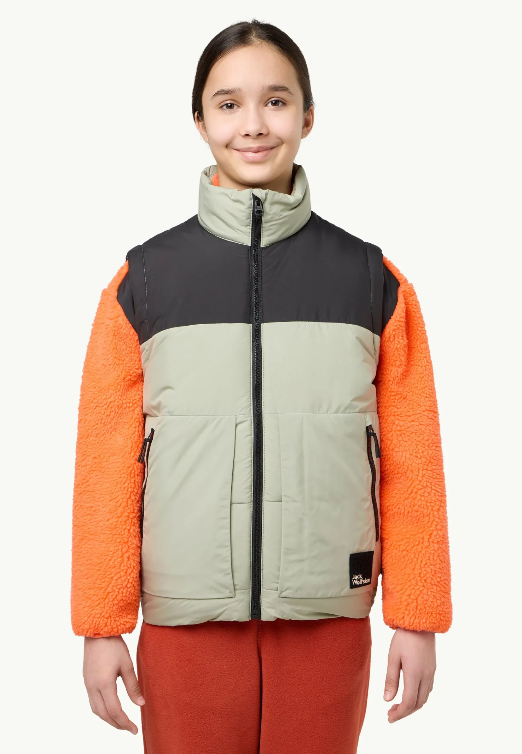 Jack Wolfskin Teen Ins Vest Y|Kinderen Voor- En Najaarsjacks/-Jassen|Fleece