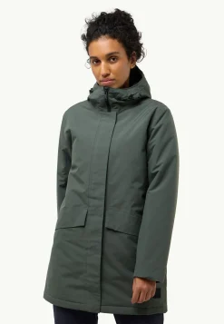 Jack Wolfskin Tempelhof Coat W|DAMES Voor- En Najaarsjacks/-Jassen|Isolatiejacks