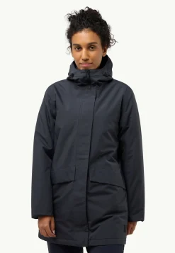 Jack Wolfskin Tempelhof Coat W|DAMES Voor- En Najaarsjacks/-Jassen|Isolatiejacks