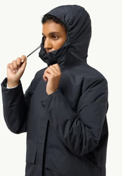 Jack Wolfskin Tempelhof Coat W|DAMES Voor- En Najaarsjacks/-Jassen|Isolatiejacks