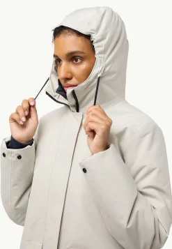 Jack Wolfskin Tempelhof Coat W|DAMES Voor- En Najaarsjacks/-Jassen|Isolatiejacks