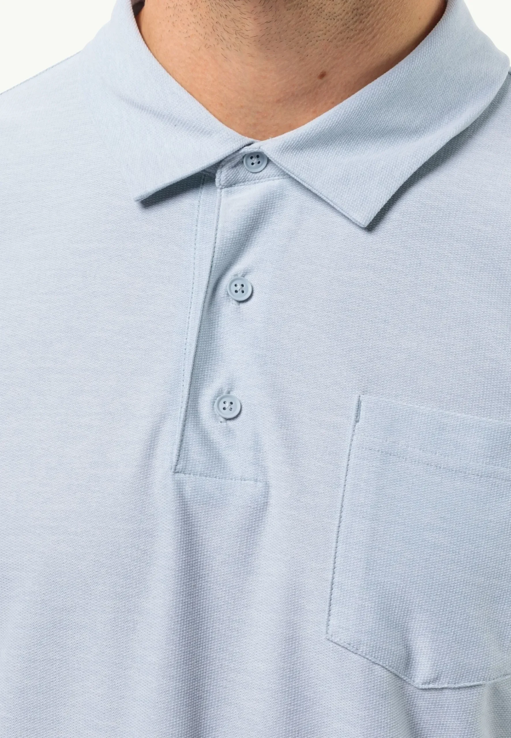 Jack Wolfskin Terral Polo M|Heren Lifestyle|Functionele Shirts