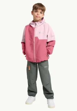Jack Wolfskin Turbulence Hooded Jkt K|Kinderen Voor- En Najaarsjacks/-Jassen|Windjacks