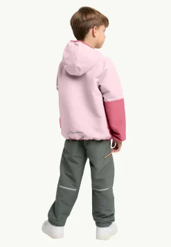Jack Wolfskin Turbulence Hooded Jkt K|Kinderen Voor- En Najaarsjacks/-Jassen|Windjacks