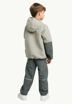 Jack Wolfskin Turbulence Hooded Jkt K|Kinderen Voor- En Najaarsjacks/-Jassen|Windjacks