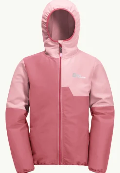 Jack Wolfskin Turbulence Hooded Jkt K|Kinderen Voor- En Najaarsjacks/-Jassen|Windjacks