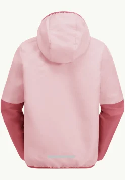 Jack Wolfskin Turbulence Hooded Jkt K|Kinderen Voor- En Najaarsjacks/-Jassen|Windjacks