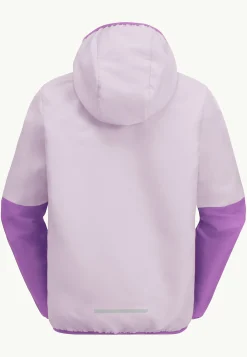 Jack Wolfskin Turbulence Hooded Jkt K|Kinderen Voor- En Najaarsjacks/-Jassen|Windjacks