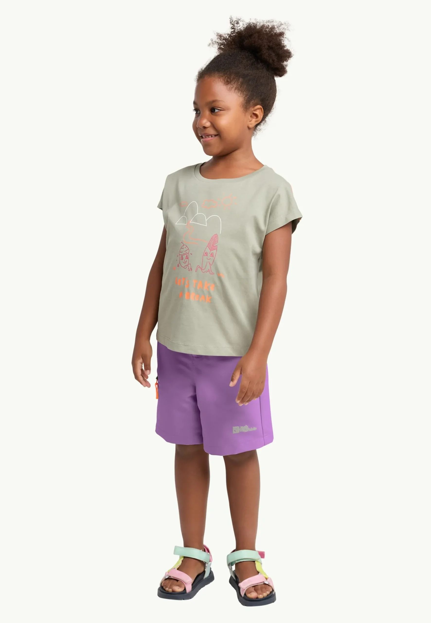 Jack Wolfskin Turbulence Shorts K|Kinderen Shorts & Rokken|Wandelbroeken