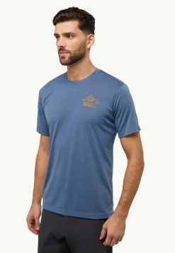 Jack Wolfskin Vonnan Graphic T M|Heren Functionele Shirts|T-Shirts & Longsleeves