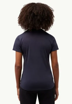 Jack Wolfskin Vonnan Graphic T W|DAMES Functionele Shirts|T-Shirts & Longsleeves