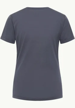 Jack Wolfskin Vonnan Graphic T W|DAMES Functionele Shirts|T-Shirts & Longsleeves