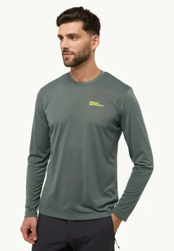 Jack Wolfskin Vonnan Ls T M|Heren Functionele Shirts|T-Shirts & Longsleeves