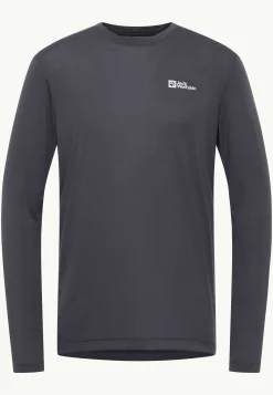 Jack Wolfskin Vonnan Ls T M|Heren Functionele Shirts|T-Shirts & Longsleeves