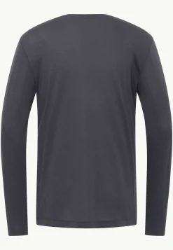 Jack Wolfskin Vonnan Ls T M|Heren Functionele Shirts|T-Shirts & Longsleeves