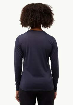 Jack Wolfskin Vonnan Ls T W|DAMES Functionele Shirts|T-Shirts & Longsleeves
