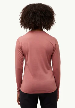 Jack Wolfskin Vonnan Ls T W|DAMES Functionele Shirts|T-Shirts & Longsleeves