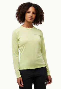 Jack Wolfskin Vonnan Ls T W|DAMES Functionele Shirts|T-Shirts & Longsleeves