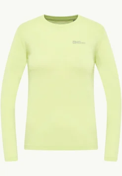 Jack Wolfskin Vonnan Ls T W|DAMES Functionele Shirts|T-Shirts & Longsleeves