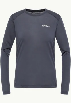 Jack Wolfskin Vonnan Ls T W|DAMES Functionele Shirts|T-Shirts & Longsleeves