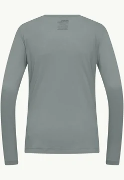 Jack Wolfskin Vonnan Ls T W|DAMES Functionele Shirts|T-Shirts & Longsleeves