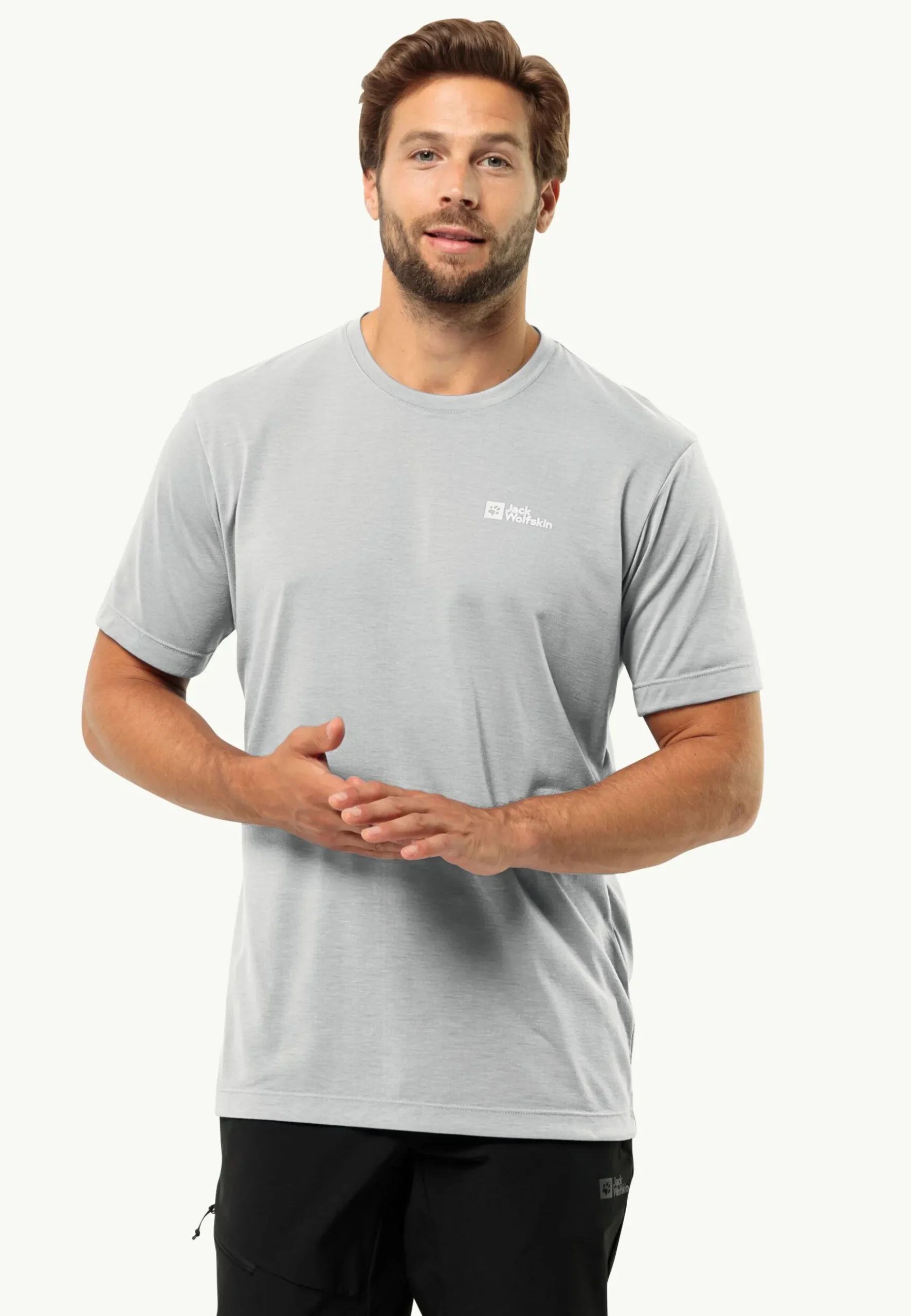 Jack Wolfskin Vonnan S|s T M|Heren Wandelen|Functionele Shirts