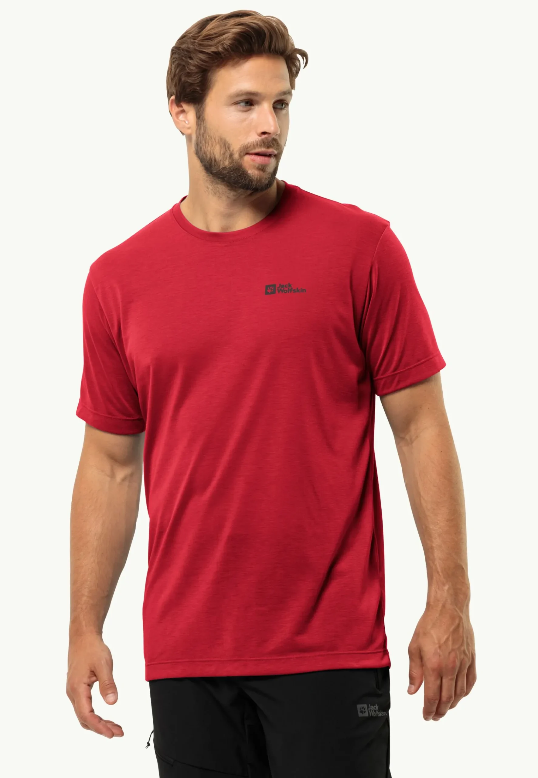 Jack Wolfskin Vonnan S|s T M|Heren Wandelen|Functionele Shirts