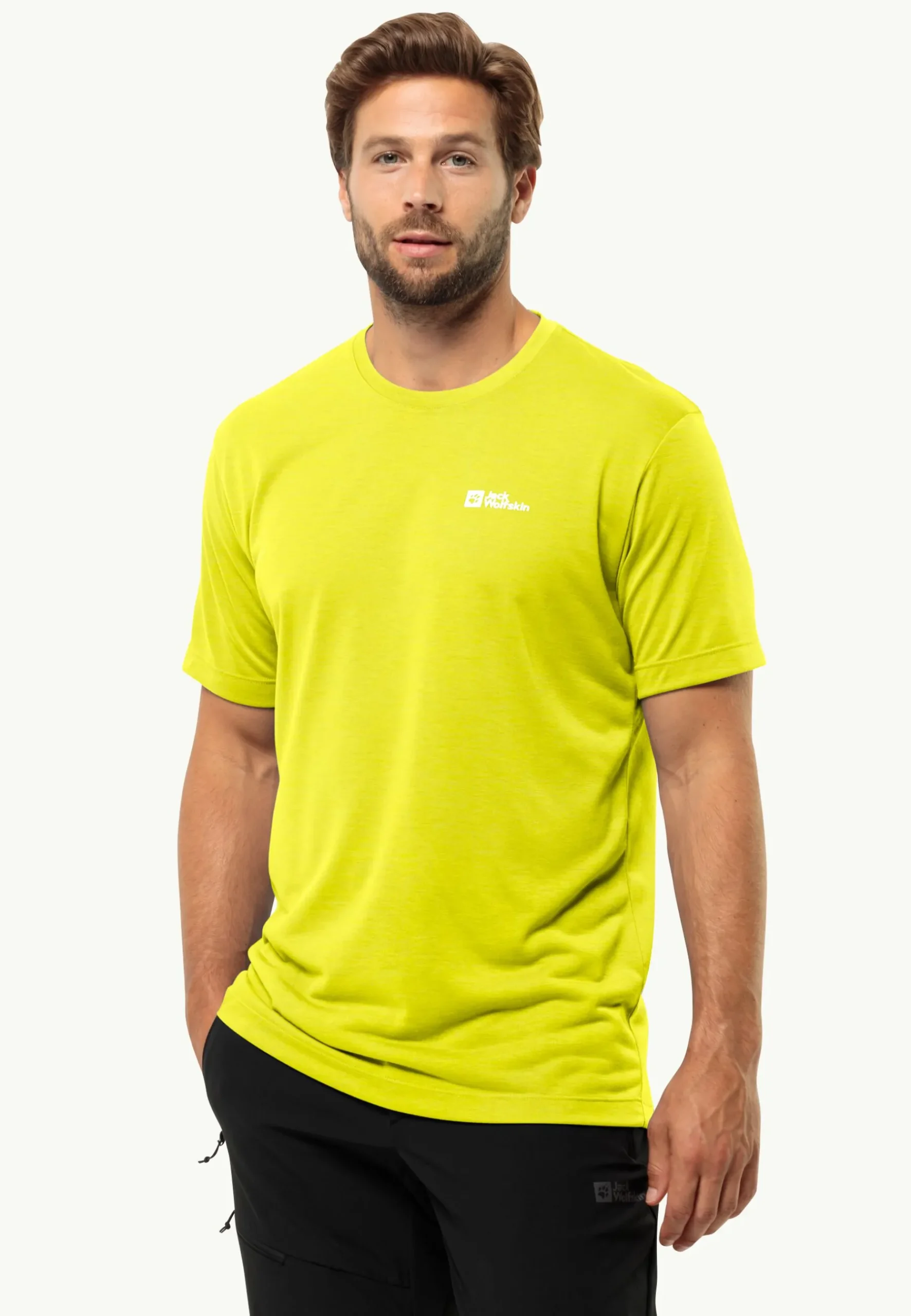 Jack Wolfskin Vonnan S|s T M|Heren Wandelen|Functionele Shirts