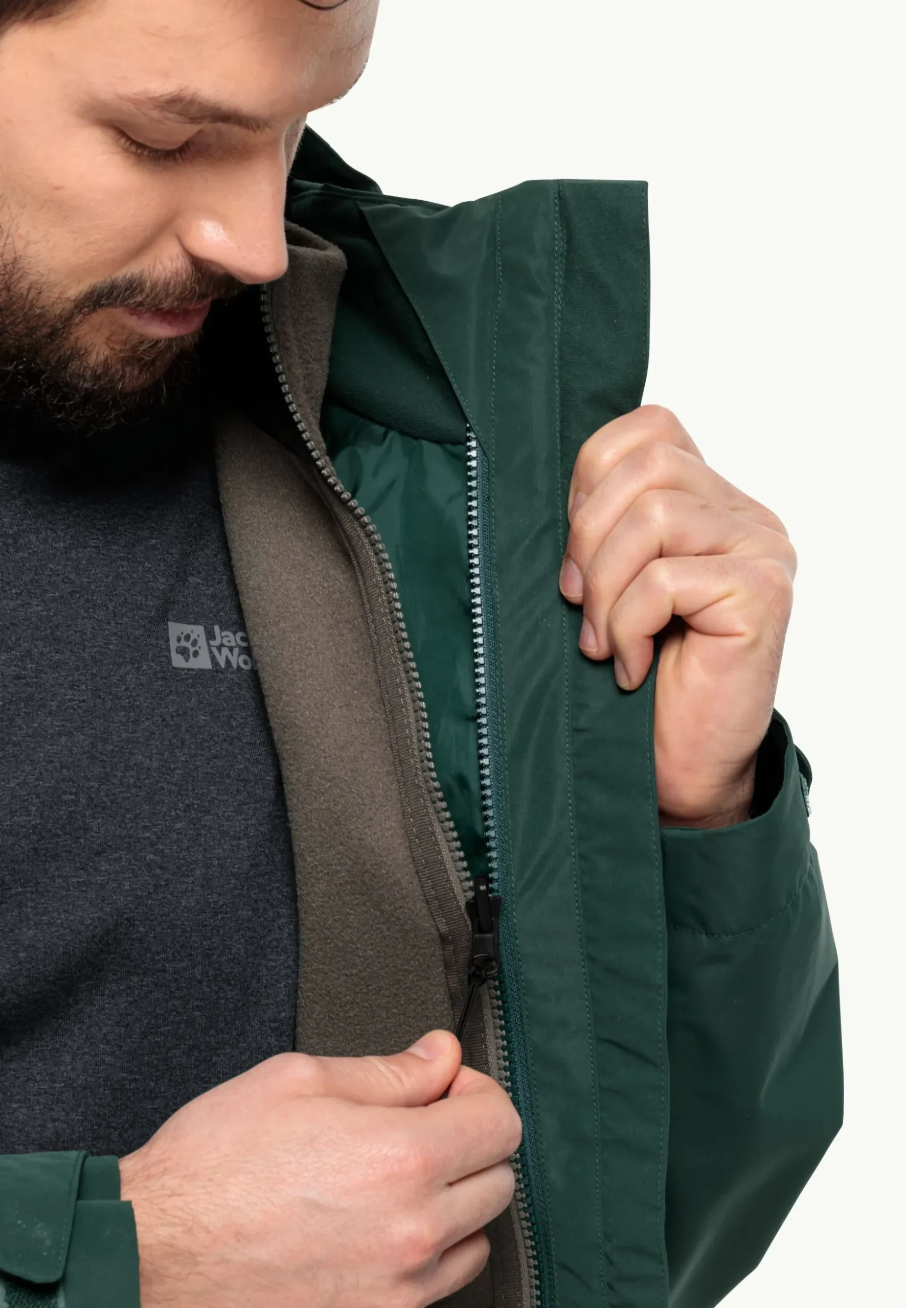 Jack Wolfskin Waldsteig Fz Vest M|Heren Wandelen|Voor- En Najaarsjacks/-Jassen