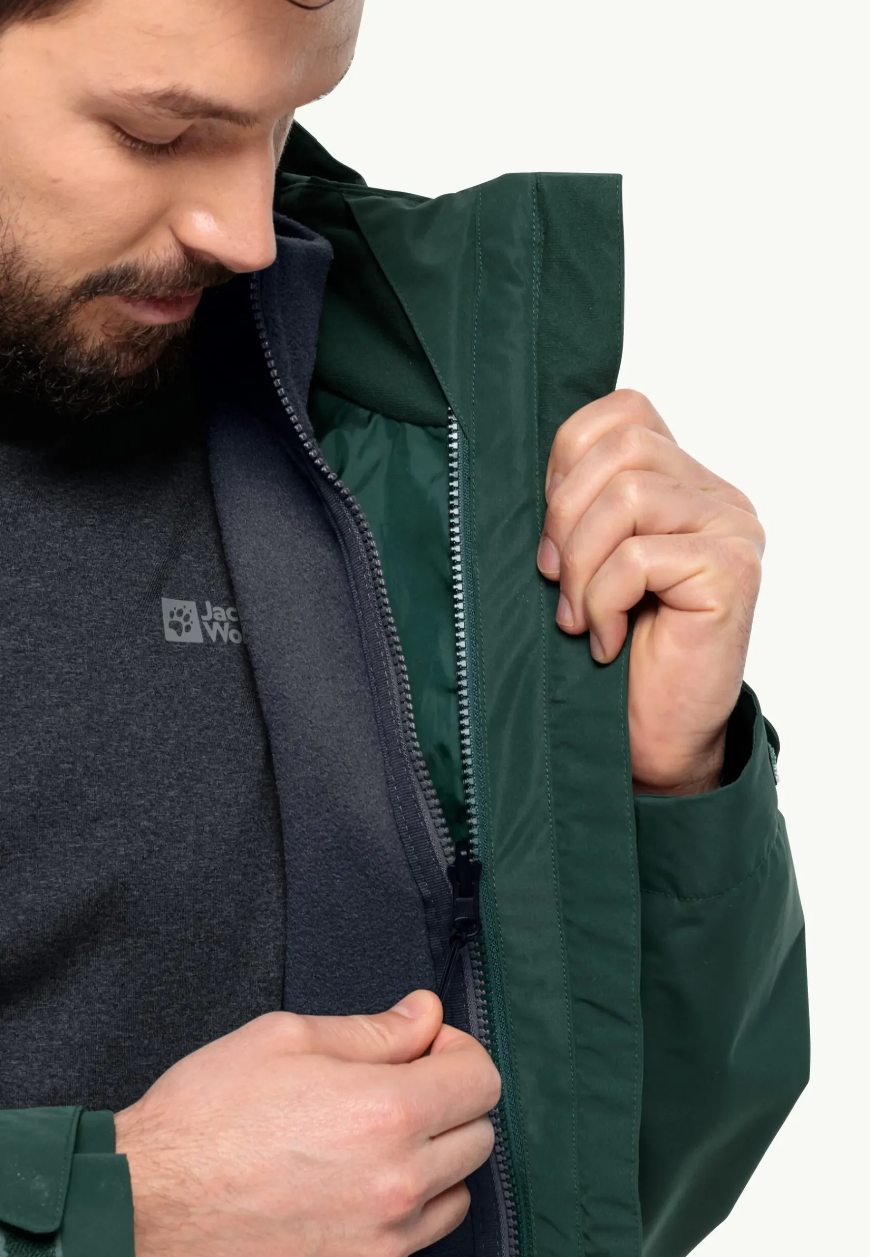 Jack Wolfskin Waldsteig Fz Vest M|Heren Wandelen|Voor- En Najaarsjacks/-Jassen