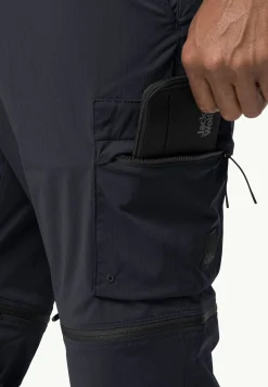 Jack Wolfskin Wanderthirst Zip Pants M|Heren Lifestyle|Casual Broeken