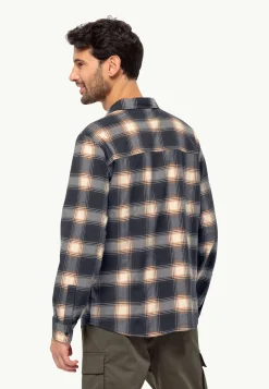 Jack Wolfskin Wanderweg Shirt M|Heren Functionele Shirts|Overhemden