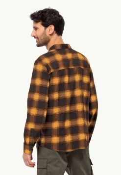 Jack Wolfskin Wanderweg Shirt M|Heren Functionele Shirts|Overhemden