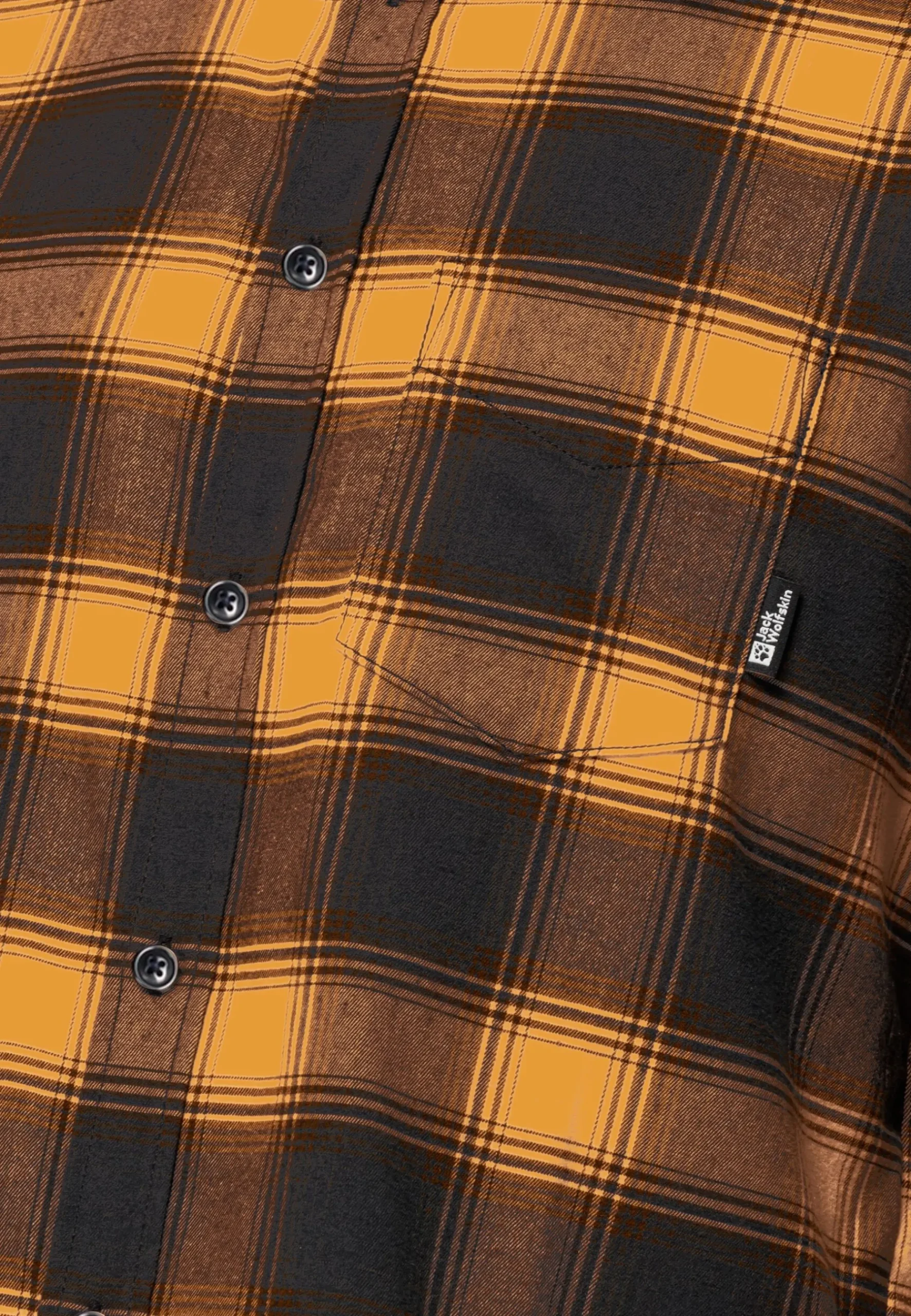 Jack Wolfskin Wanderweg Shirt M|Heren Functionele Shirts|Overhemden