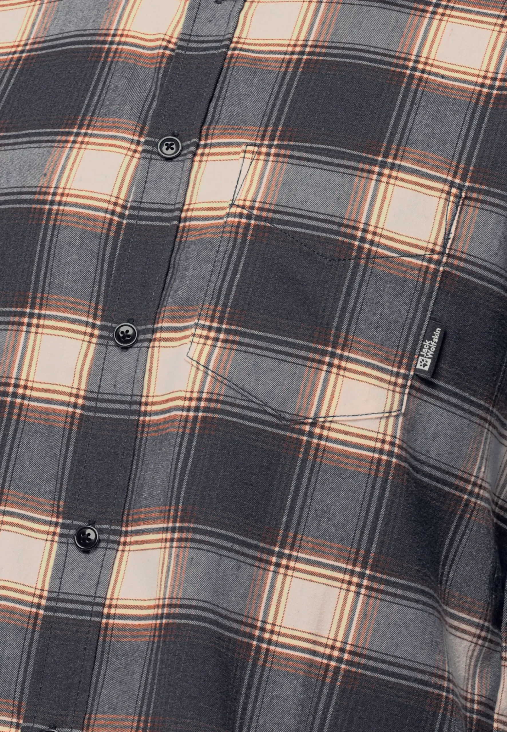 Jack Wolfskin Wanderweg Shirt M|Heren Functionele Shirts|Overhemden
